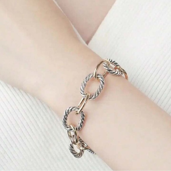 Wire Rope Braided Charm Bracelet - Picture 2 of 5